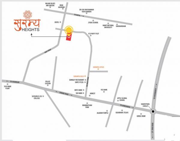  suramya-hieghts Location Plan