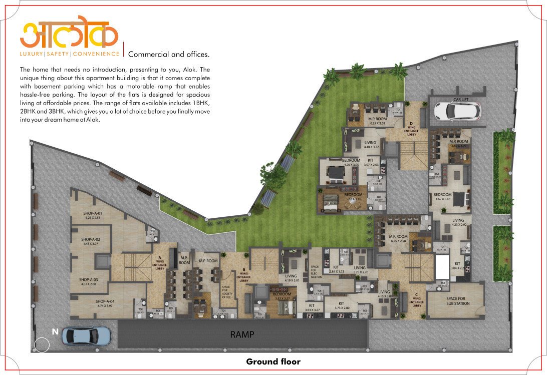 alok apartment Alok Apartment CHS Ltd Cluster Plan