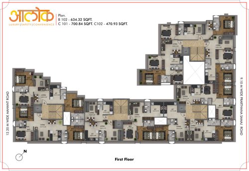  alok-apartment Alok Apartment CHS Ltd Cluster Plan