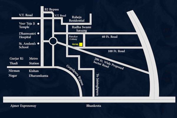  kaivalyam Location Plan