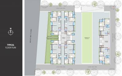  vincitore-sky Block A And B Cluster Plan For Typical Floor