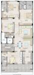 Luxurious Home Cluster Plan for ground Floor  luxurious-home Luxurious Home Cluster Plan for ground Floor