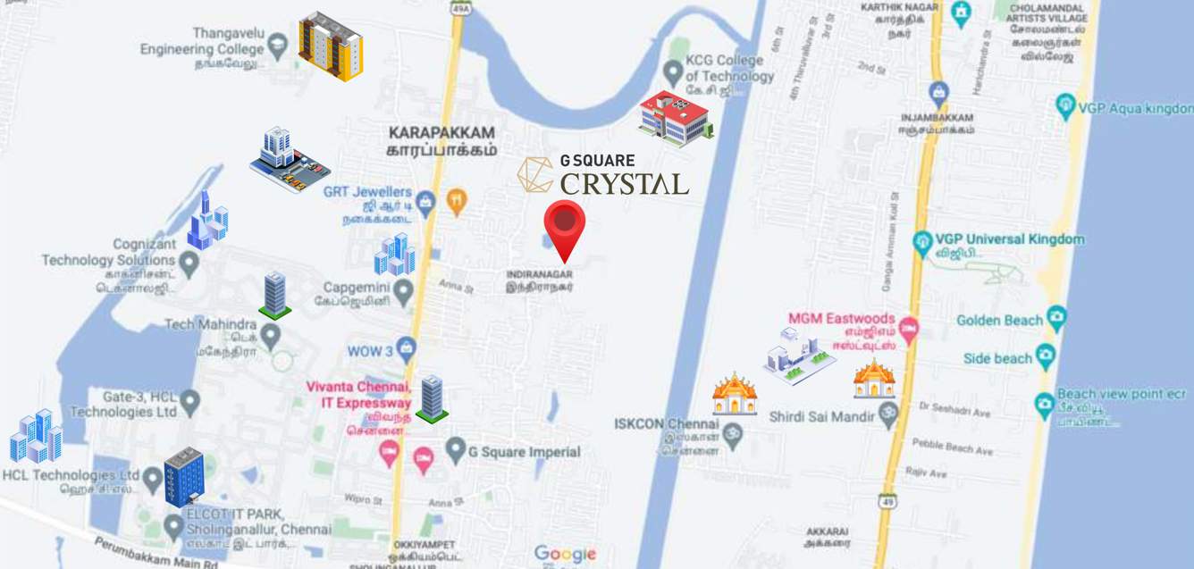  crystal Location Plan
