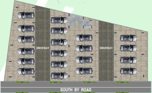  pratham-byrappa-residency Pratham Byrappa Residency Cluster Plan For Ground Floor