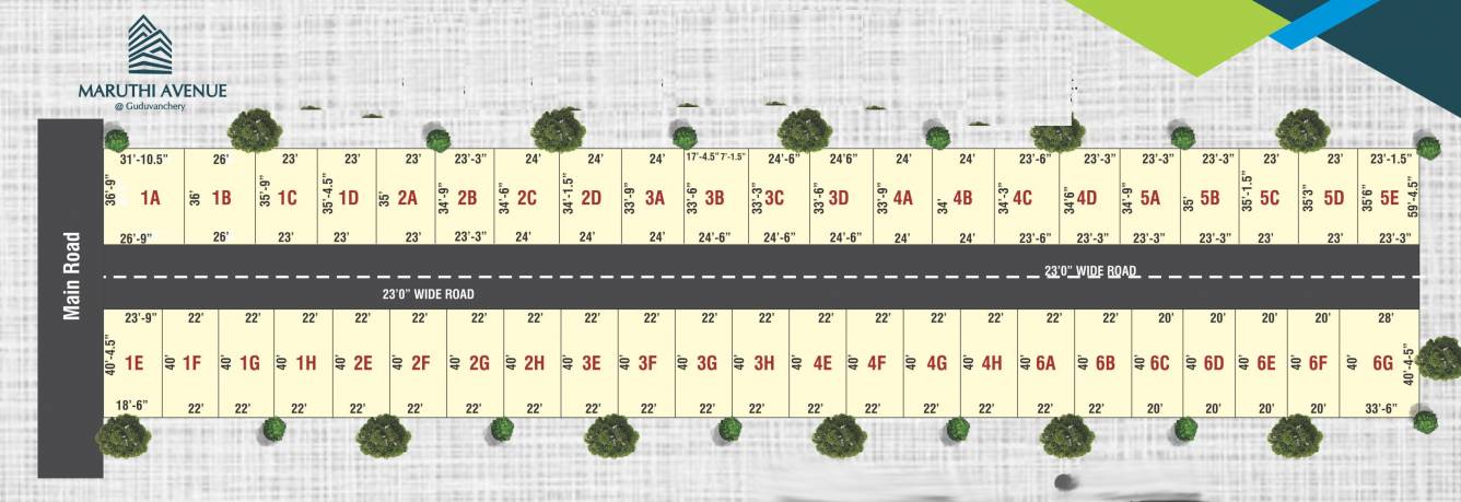  maruthi avenue Layout Plan