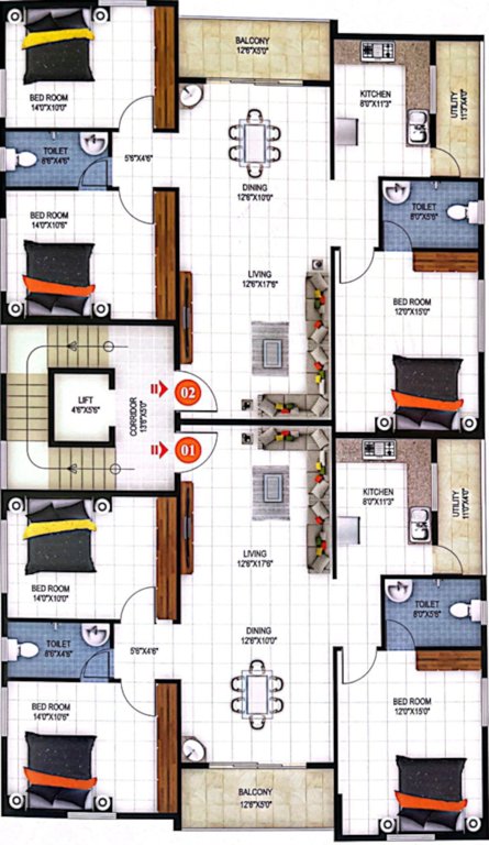  classic Classic Cluster Plan For Typical