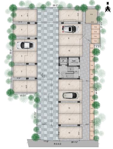  balaji-homes Sivarams Balaji Homes Cluster Plan For Ground Floor