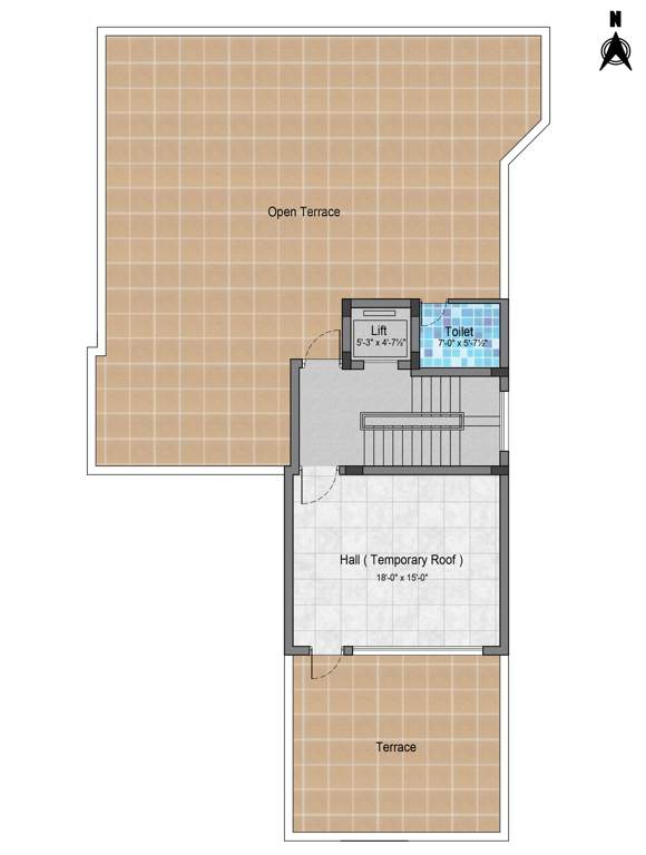  balaji homes Sivarams Balaji Homes Cluster Plan For Terrace