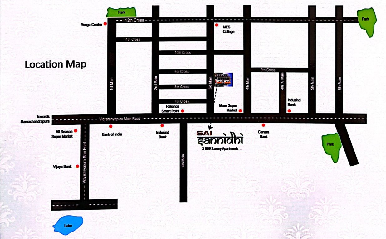  sai sannidhi Location Plan
