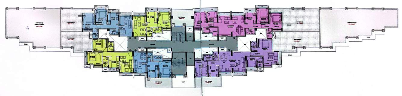  gokul aura Gokul Aura Cluster Plan for 1st Floor