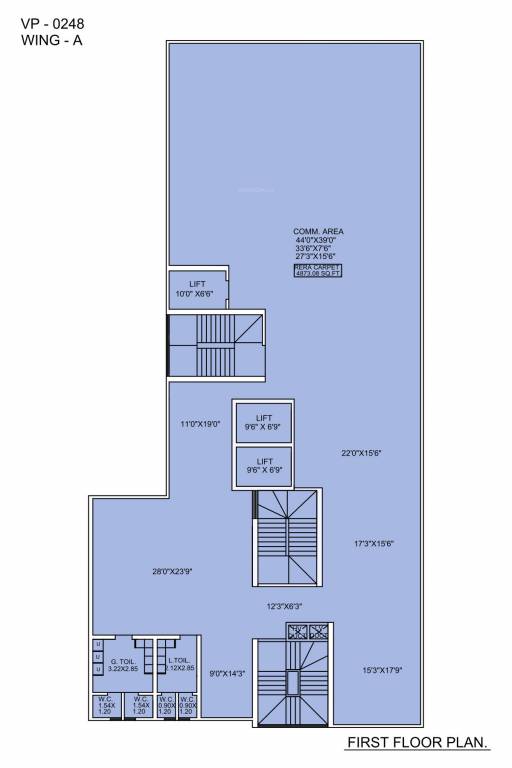 sai enclave building no 2 A Wing Cluster Plan