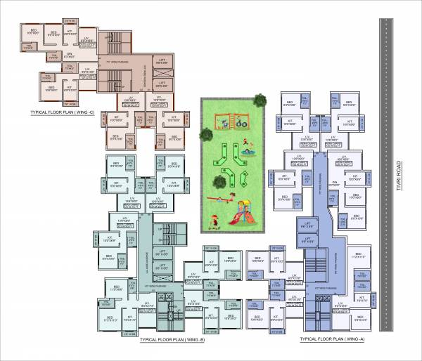  sai-enclave-building-no-2 A Wing Cluster Plan