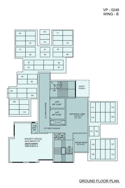  sai-enclave-building-no-2 B Wing Cluster Plan