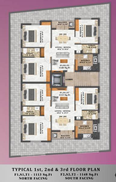  dhara Dhara Cluster Plan From 1st To 3rd Floor