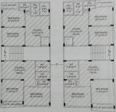  nabakunja-apartment Nabakunja Apartment Cluster Plan For Typical