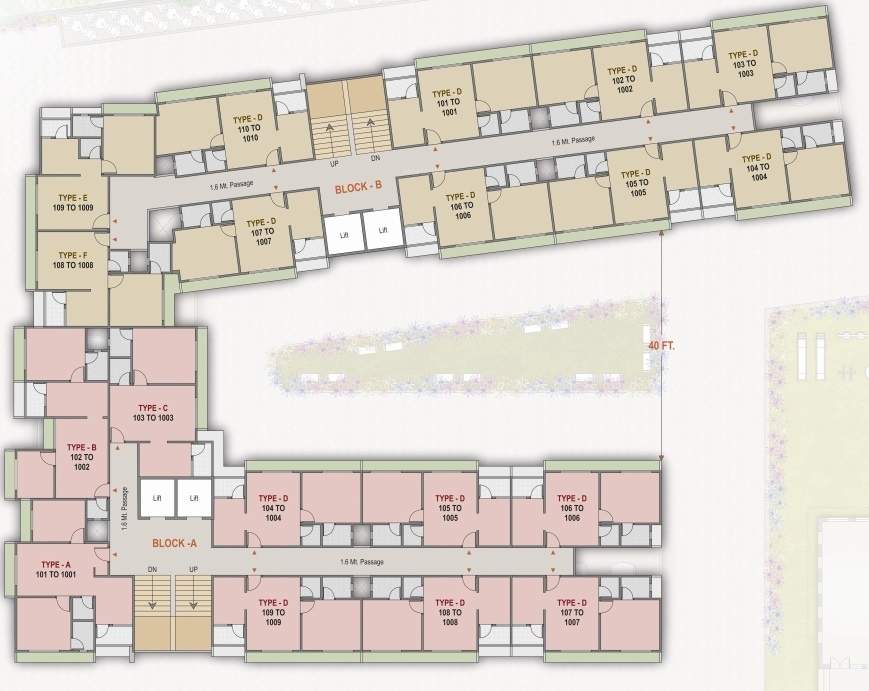  gulmohar nirvana ii Block A Cluster Plan