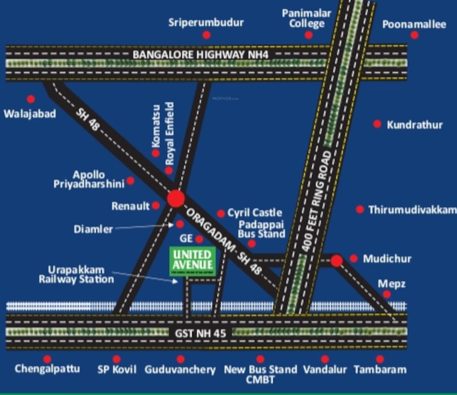  united avenue Location Plan