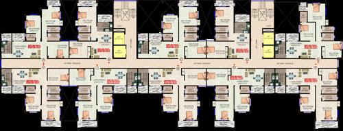  heights Urban Heights Cluster Plan from 3rd to 11th Floor