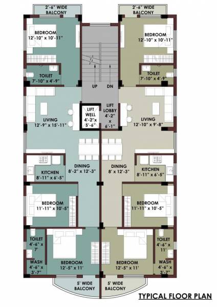 glamstay Glamstay Typical Cluster Plan