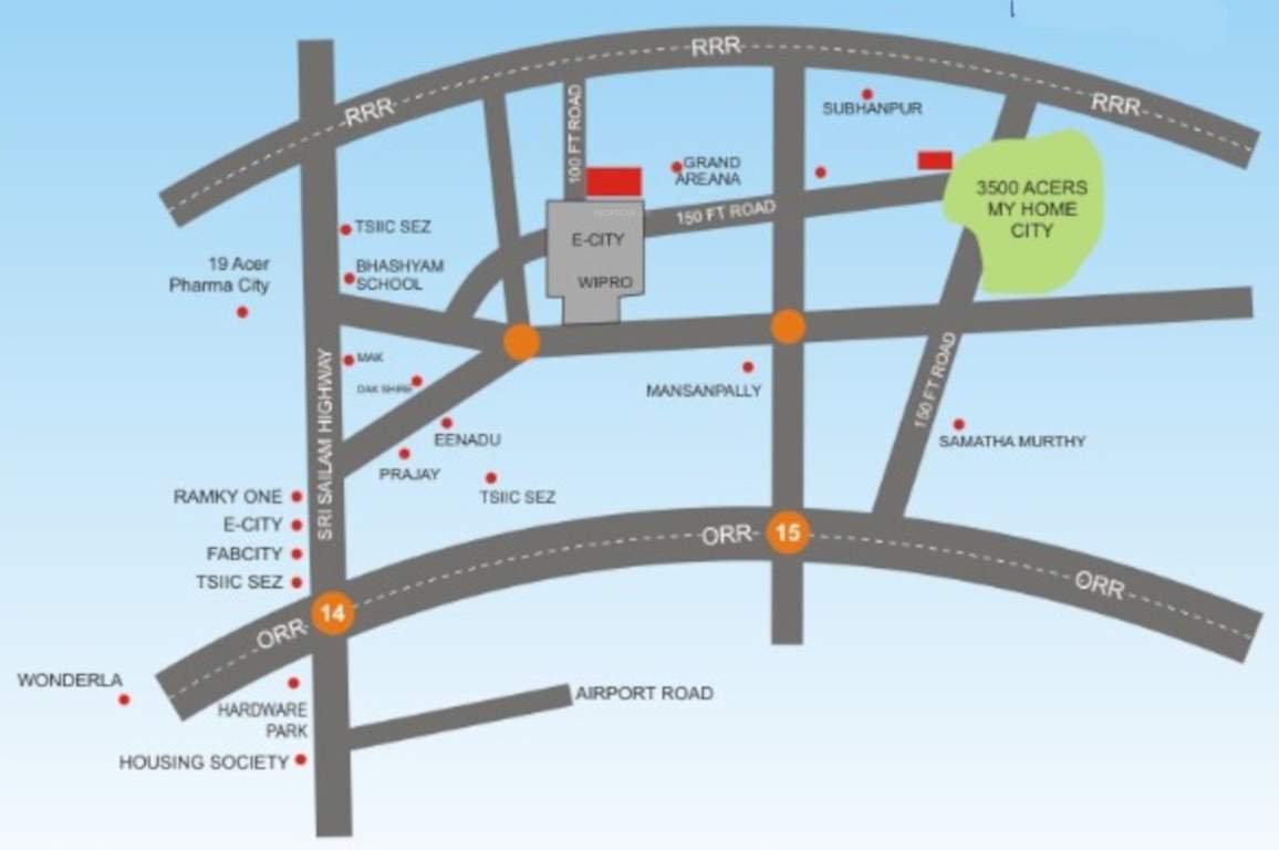  heights Location Plan