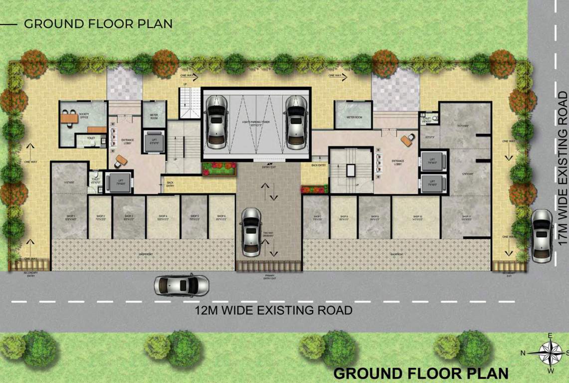  the rising 58 The Rising 58 Cluster Plan for ground Floor
