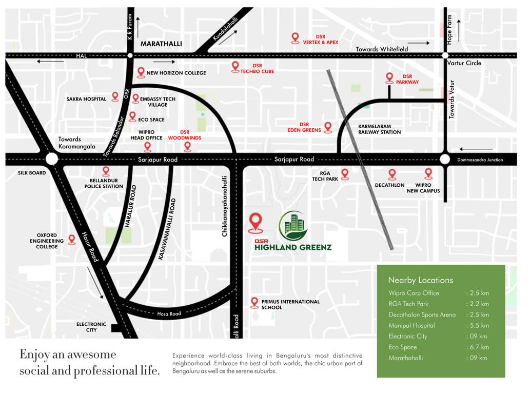  highland greenz Location Plan