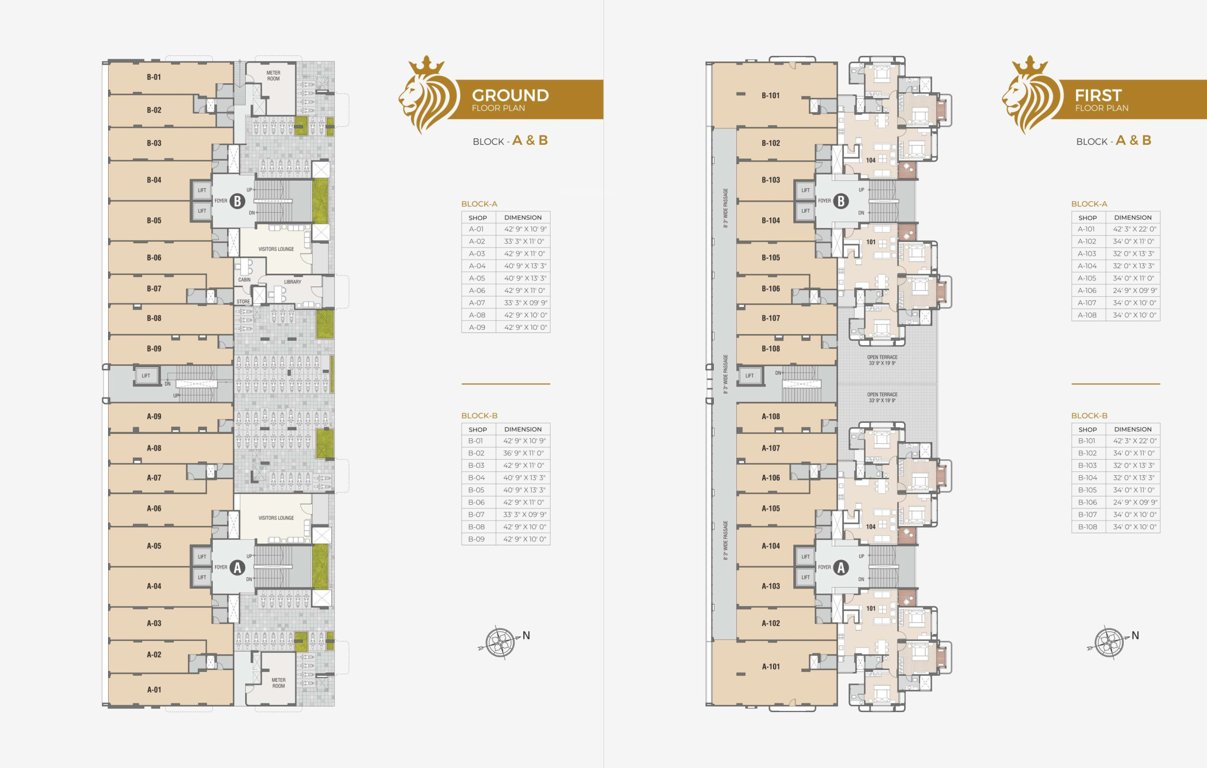  swarnim sentossa Block A Cluster Plan from ground to 1st Floor