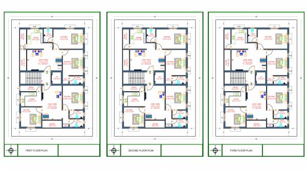  park-view Park View Cluster Plan from 1st to 3rd Floor