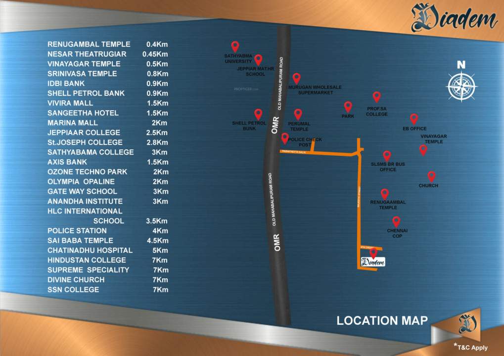  diadem Location Plan