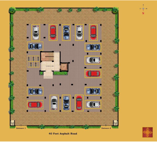  residency Karthik Residency Cluster Plan