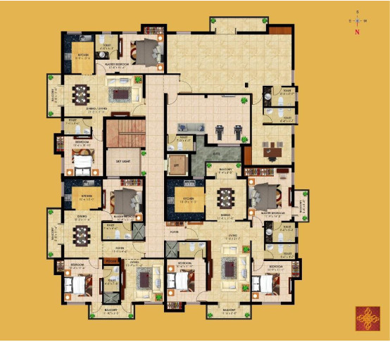  residency Karthik Residency Cluster Plan