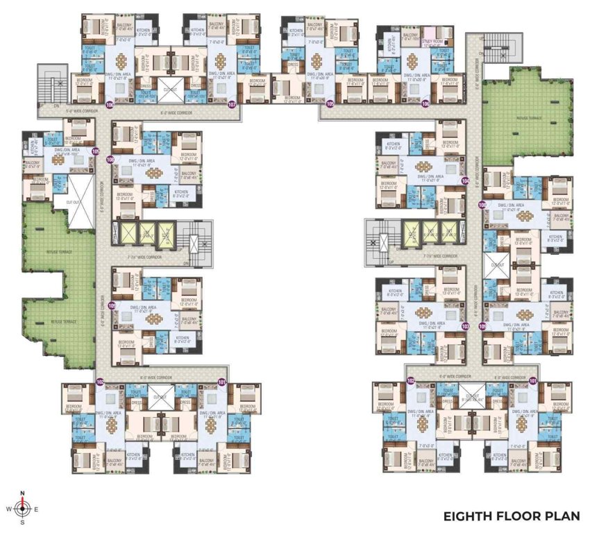  imperial utsav Block A Cluster Plan