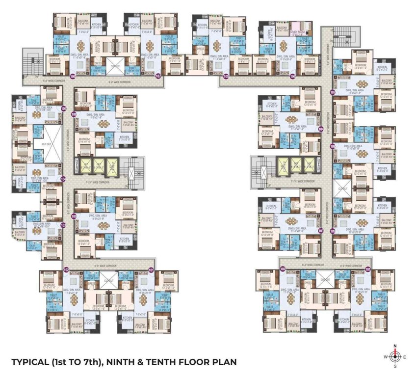  imperial utsav Block B Cluster Plan