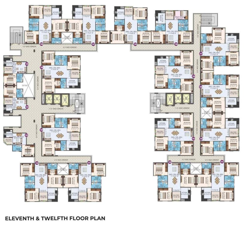  imperial utsav Block B Cluster Plan