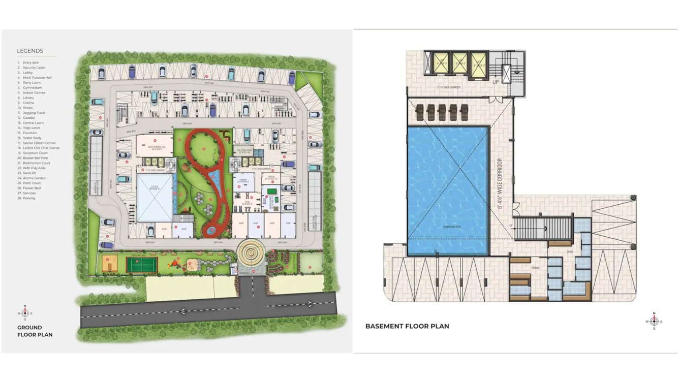  imperial utsav Cluster Plan