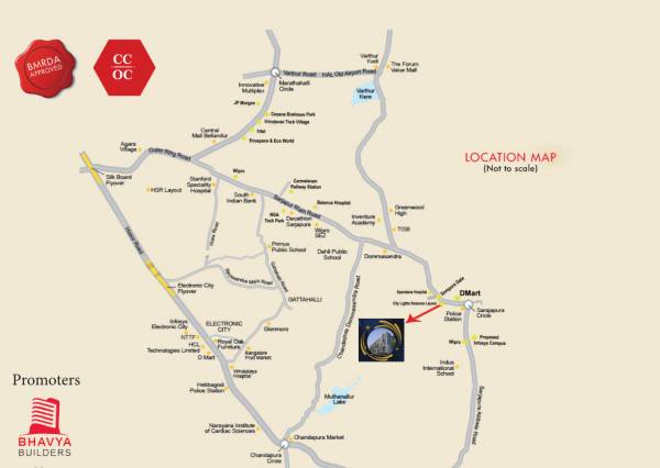  dazzle Location Plan