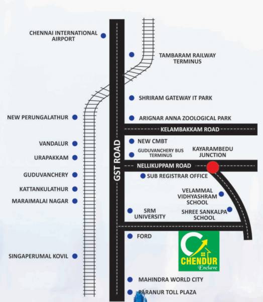  chendur-enclave Location Plan