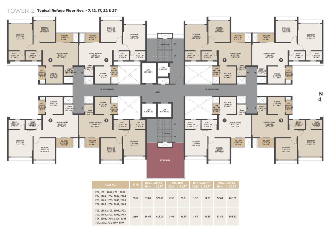 bellissimo phase 1 Tower 2 Cluster Plan