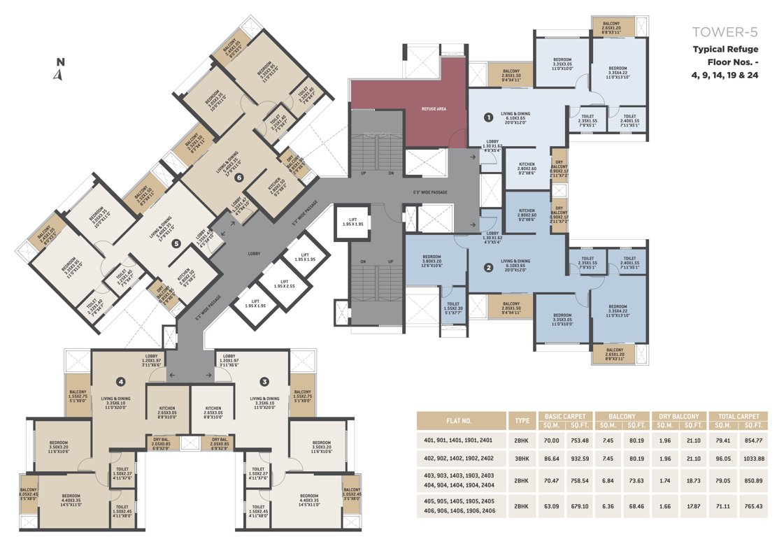 bellissimo phase 1 Tower 5 Cluster Plan