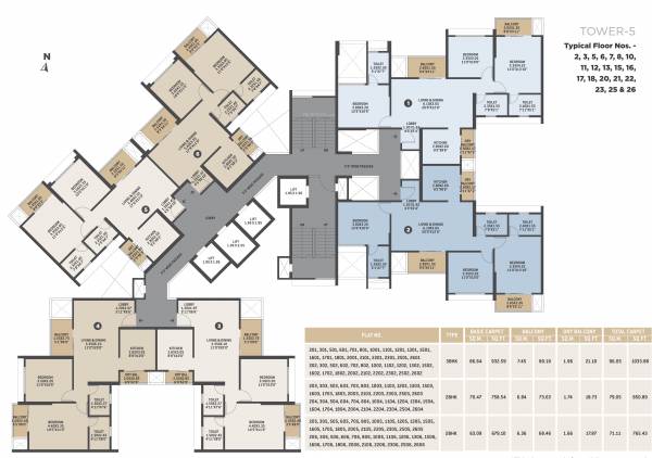  bellissimo-phase-1 Tower 5 Cluster Plan