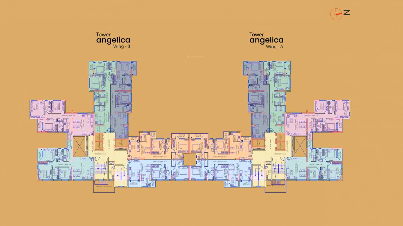  angelica tower Cluster Plan