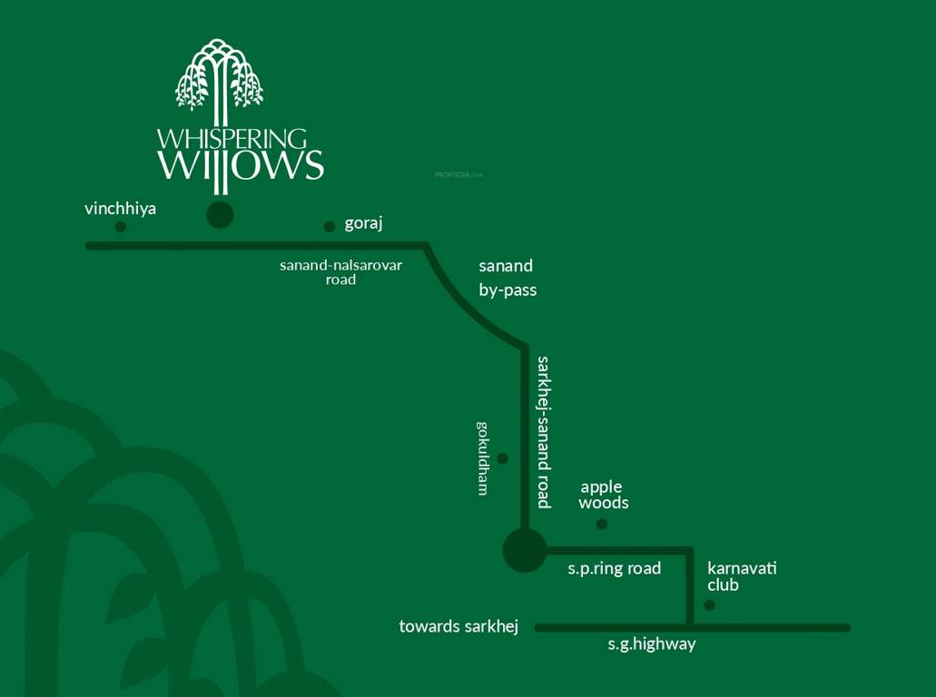  whispering willows Location Plan