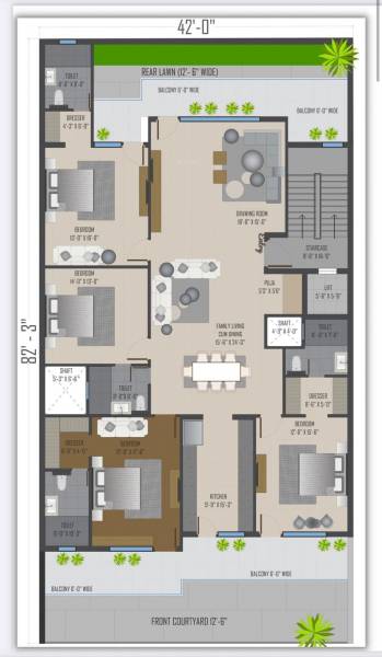  swastik-creation-350sq-yd Dummy Tower Cluster Plan