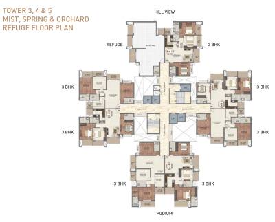  sai-world-dreams-phase-1 Tower 3 Mist Refuge Cluster Plan