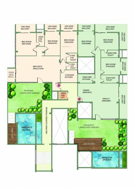 Penthouse Cluster Plan the-crest Penthouse Cluster Plan