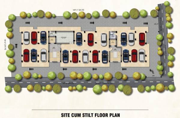  azalea Pearl Azalea Stilt Cluster Plan
