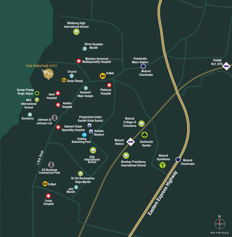  bellanza phase 1 wing a b c at the prestige city Location Plan