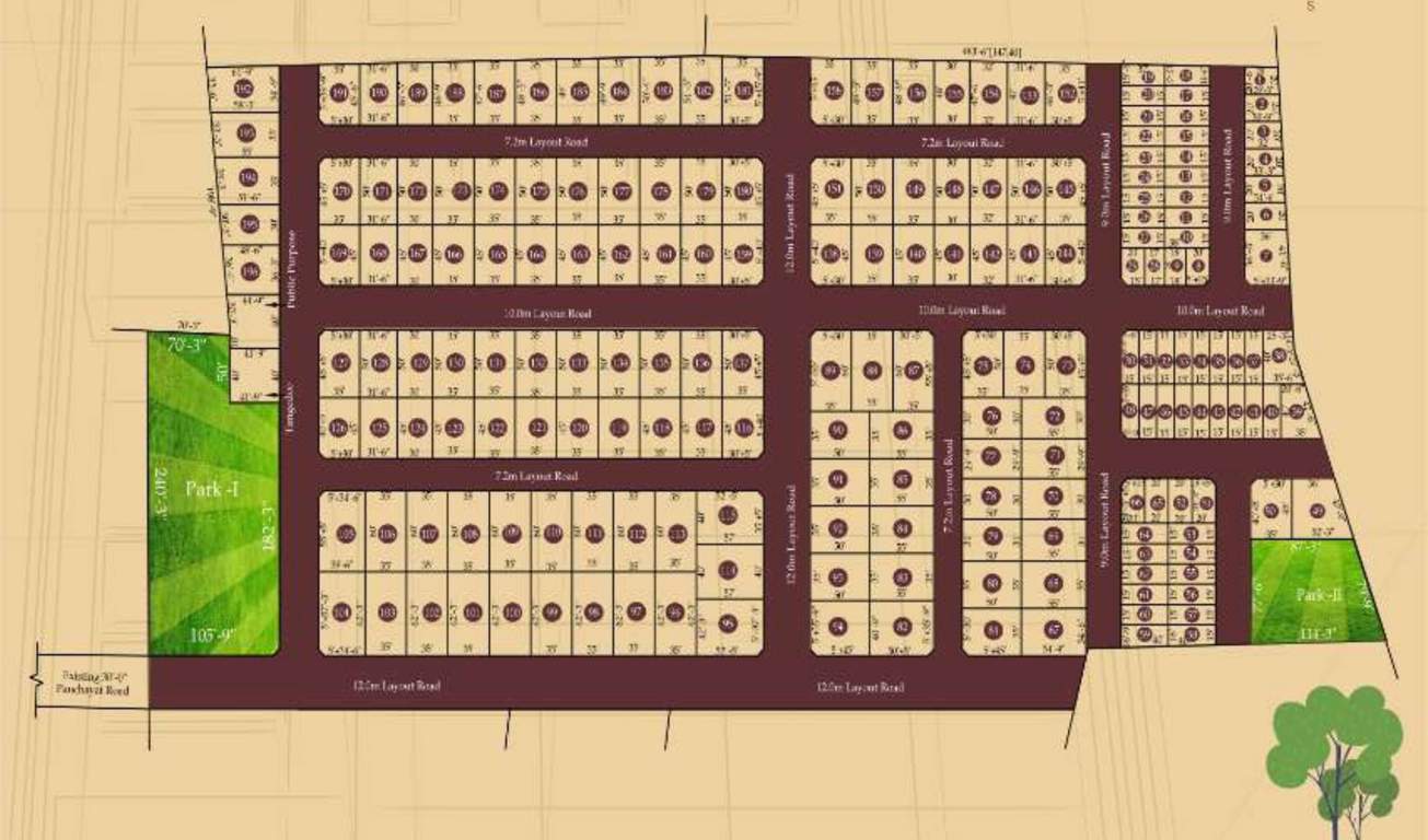 royal village Layout Plan