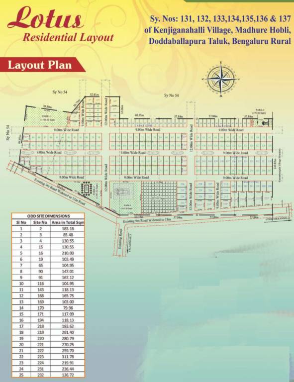  lotus Layout Plan