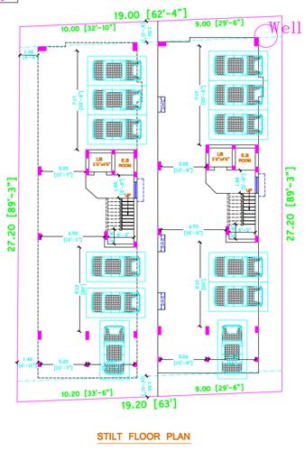  lotus-apartment Block A And B Cluster Plan For Stilt Floor